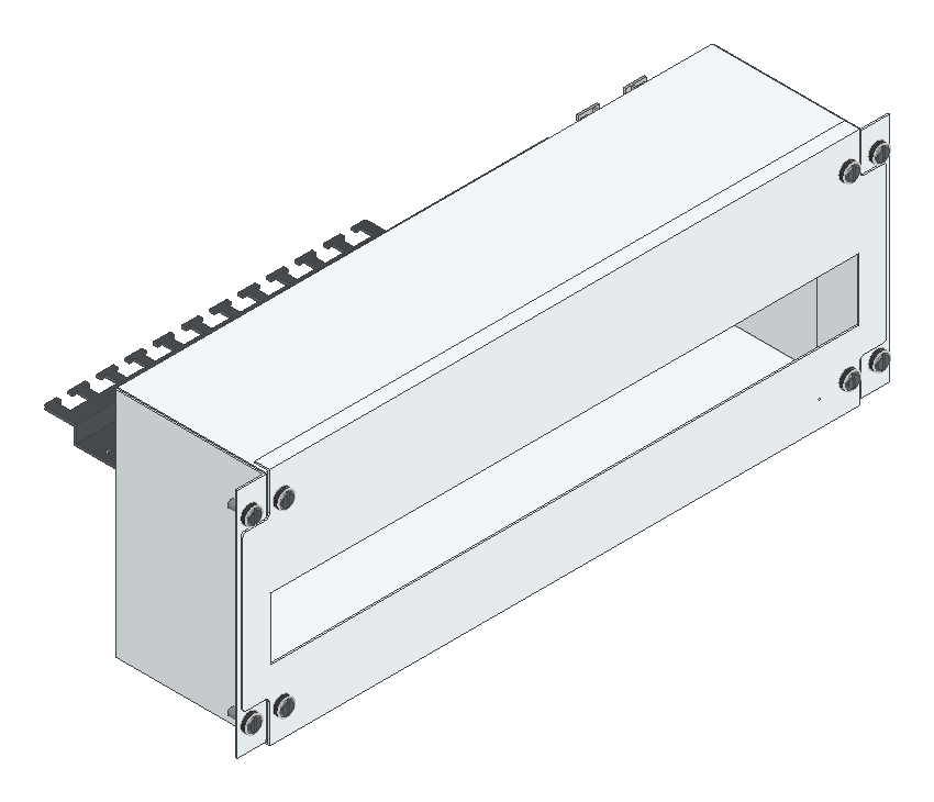 19"Powerbox 4HE mit 24TE Einbaubreite